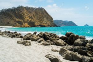 Los Frailes beach in Parque Nacional Machalilla, Puerto Lopez, Ecuador